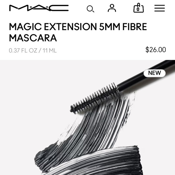 x1 MAC MAGIC EXTENSION 5MM FIBRE MASCARA BRAND NEW BOXED - Picture 3 of 6